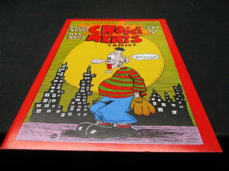 Choice Meats Comics #1 & 2 Full Set VF 8.0 Peanut Juice Productions 1971 