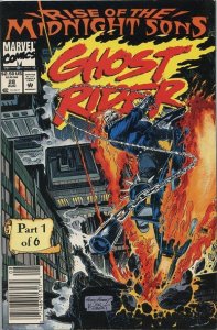 Ghost Rider (Vol. 2) #28 (Newsstand) VF ; Marvel | Howard Mackie