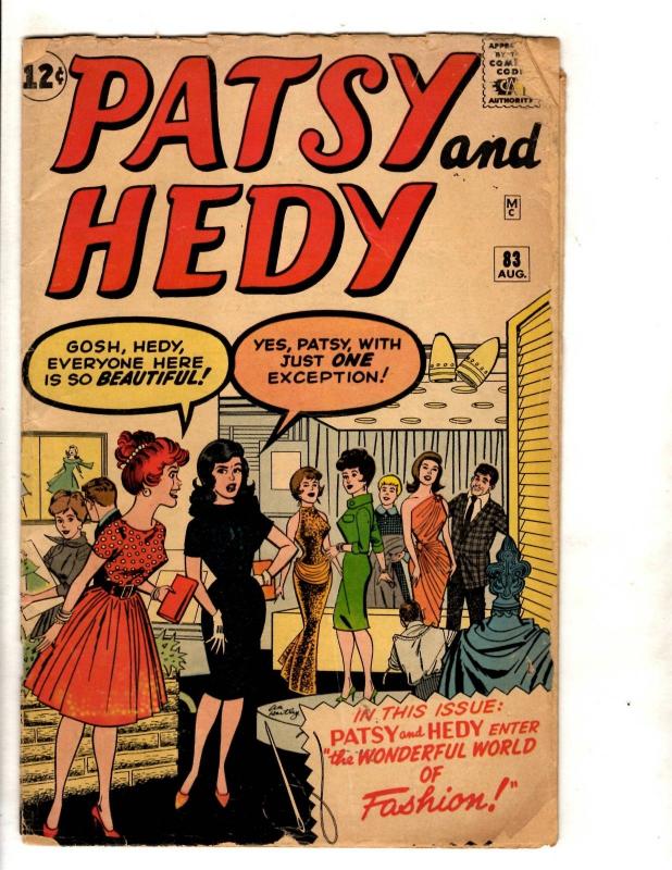 Patsy & Hedy # 83 GD/VG Marvel Silver Age Comic Book Teenage Romance J325