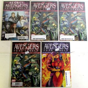 Avengers Lot 5 #16 x3, 17, Secret 13 2011 Marvel Fear Itself Black Widow Comics