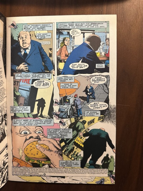 Hellblazer #1 VF+ 1st Solo Constantine Series(DC/Vertigo 1988)