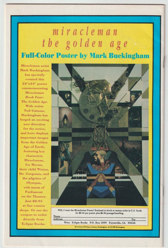 Will Eisner Presents Mr. Mystic #1 (Dec 1990, Eclipse), FN-VFN condition (7.0)