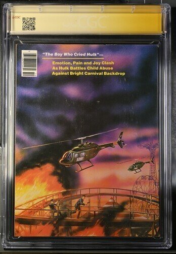 Hulk #11 1978 Marvel Comics CGC 8.5 SS Signed Lou Ferrigno