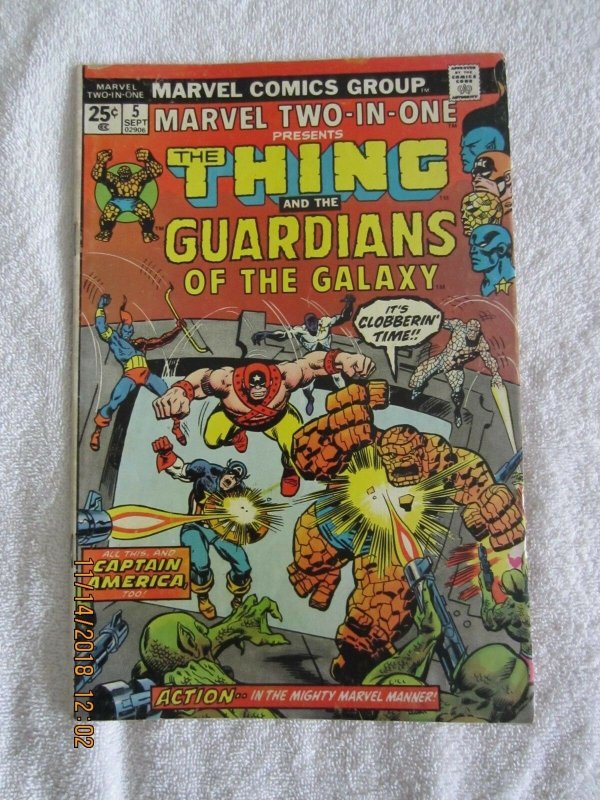 MARVEL TWO-IN-ONE #5 THE THING / GUARDIANS OF THE GALAXY