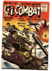 G.I. COMBAT #34-comic book-1956-QUALITY-KOREAN WAR-VG/FN