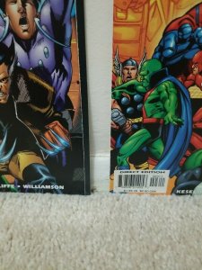 Unlited Access #1,2,3,4 Lot Marvel And DC Crossover All NM