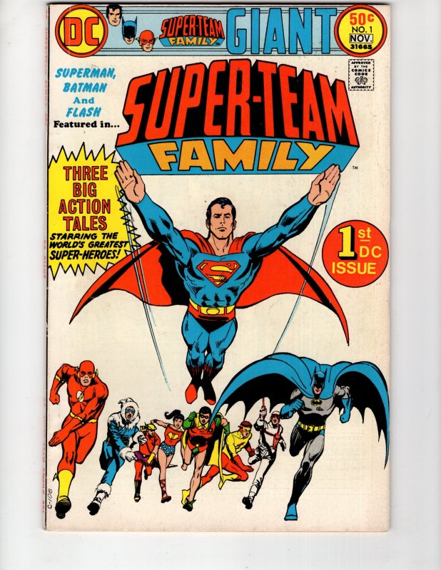 Super-Team Family #1  (1975) BRONZE AGE DC CLASSIC !!!