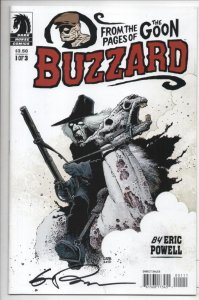 BUZZARD #1 NM Billy the Kid Signed by Eric Powell Goon fame 2010 Richard Corben