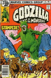 Godzilla #15 FN; Marvel | Doug Moench Herb Trimpe - we combine shipping 