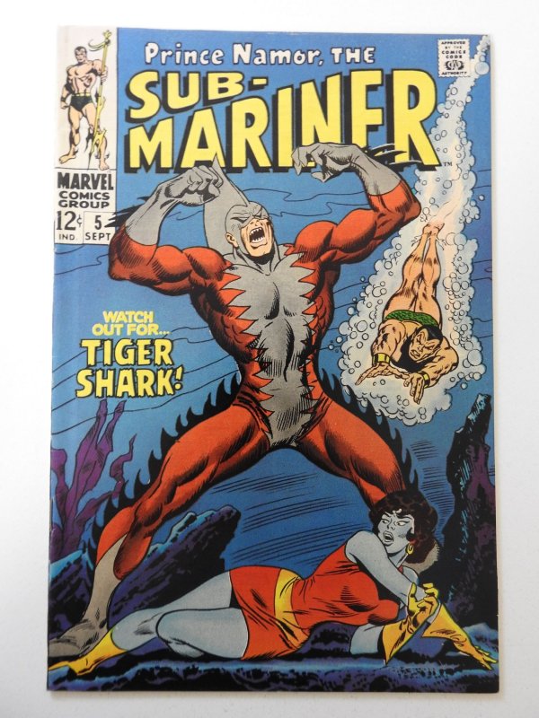 Sub-Mariner #5 (1968) VF+ Condition! 1st appearance of Tiger Shark!