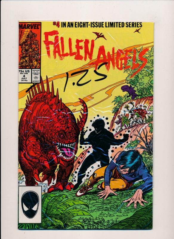 Marvel Comics LOT of 7! FALLEN ANGELS #1-#6, #8 VERY FINE+ (HX857) 
