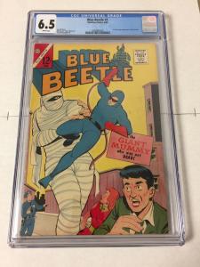 Blue Beetle 1 Cgc 6.5 White Pages 1st Silver Age Blue Beetle 1964