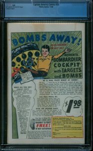 Captain America Comics 59 CGC 5.5 