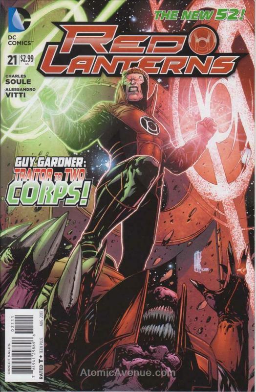 Red Lanterns #21 VF; DC | save on shipping - details inside