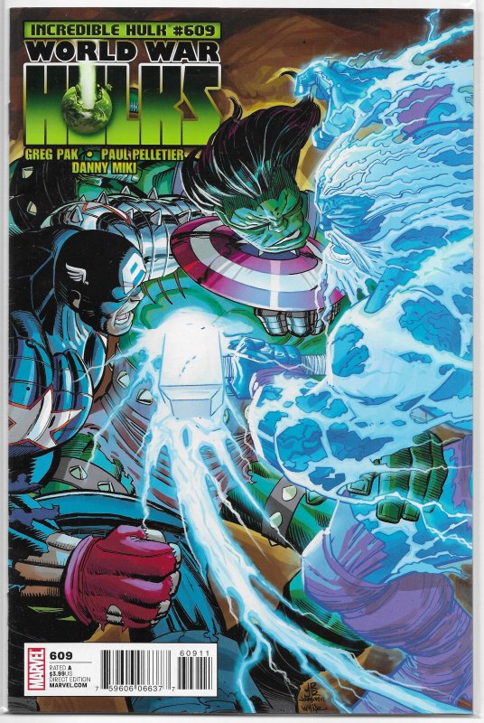 Incredible Hulk (vol. 3, 2009) #609 FN/VF (World War Hulks) Pak/Pelletier