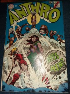 Anthro #2 10/68 dc 4.0 vg! Great Underrated Silver Age! Howie post jungle comic