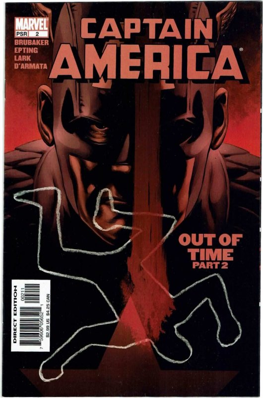 Captain America #2 (2005 v5) Ed Brubaker Crossbones NM