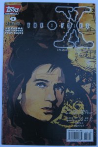 X-Files #0 (1996, Topps), NM (9.4), Fox Mulder variant cover, adapts pilot ep.