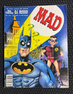 1995 MAD Magazine #337 VG 4.0 Batman Forever Cover / Jim Carrey