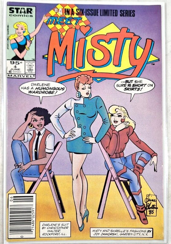 MEET MISTY ISSUE 4 (1986) Very Fine-Near Mint TRINA ROBBINS low print run