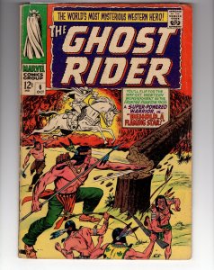 Ghost Rider #6 (1967) Carter Slade! Classic Silver Age Marvel Western!  / HCA6