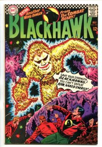 BLACKHAWK #222 1966-DC-ENERGY MONSTER COVER-vf+