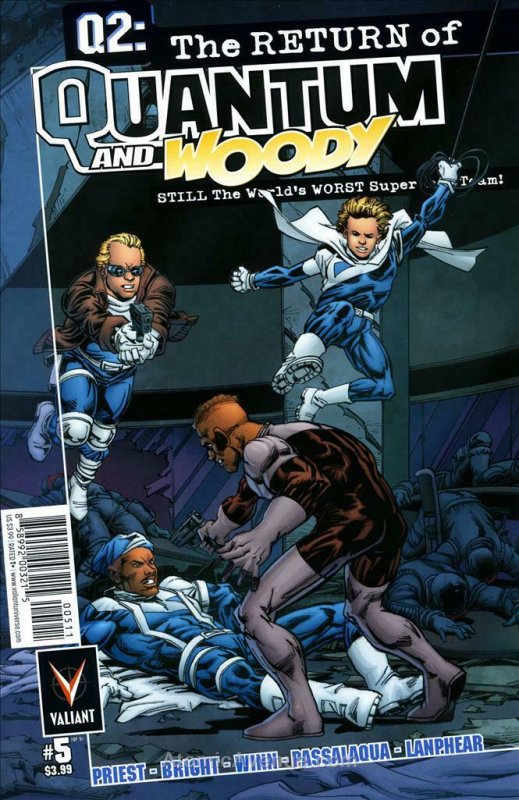 Q2: The Return of Quantum and Woody #5A VF/NM; Valiant | save on shipping - deta