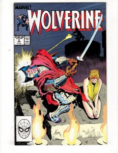 Wolverine #3 (VF/NM) 1989 SILVER SAMURAI Appearance / ID#477