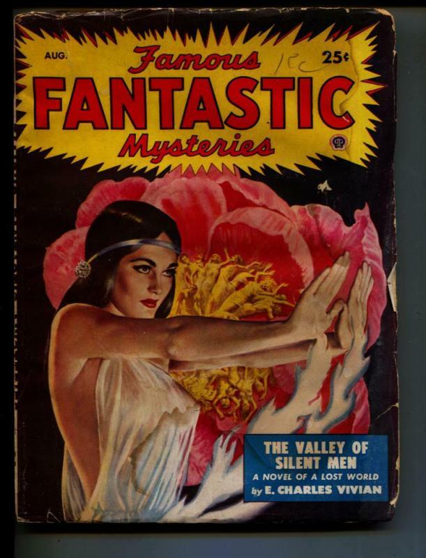 Famous Fantastic Mysteries-Pulp-8/1949-Margaret St. Clair-E. Charles Vivian