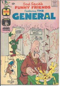 Sad Sack's Funny Friends Featuring The General #13 - Silver Age - Jan. 1963 (FN)