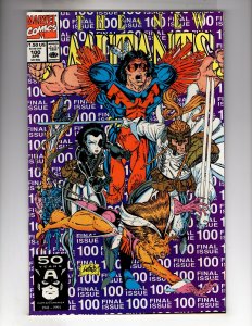 The New Mutants #100 (1991) 1st Print ~ Great High Grade copy!  / ECA7x