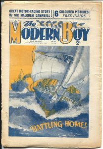 Modern Boy 12/30/1933-Sir Malcolm Campbell-U.K. published-VG