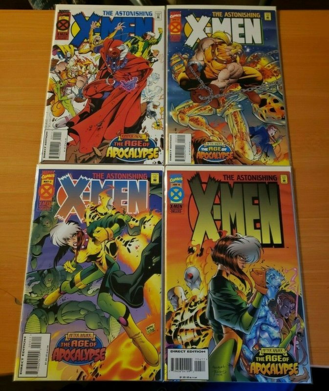 The Astonishing X-Men 1-4 Complete Set Run! ~ NEAR MINT NM ~ 1995 Marvel Comics