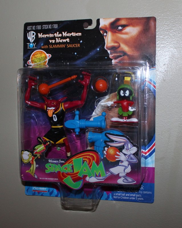 Michael Jordan Space Jam: Marvin Martian vs Nawt Figure MOC  1996