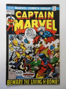 Captain Marvel #23 (1972) VG/FN Condition! moisture stain