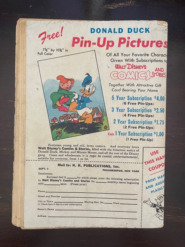 Walt Disney's Comics and Stories #72 Dell 1946 GD/VG 3.0