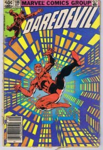 Daredevil #186 ORIGINAL Vintage 1982 Marvel Comics Frank Miller