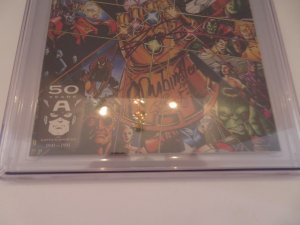 Marvel The Infinity Gauntlet #1 (1991) Starlin Perez Rubinstein CGC SS 9.6 White