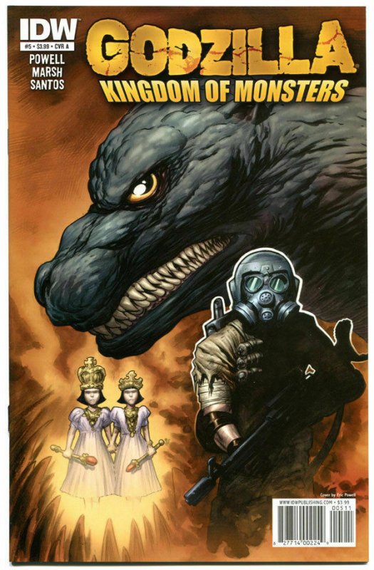 GODZILLA Kingdom of Monsters #5 A, NM, Eric Powell, 2011, more Horror in store