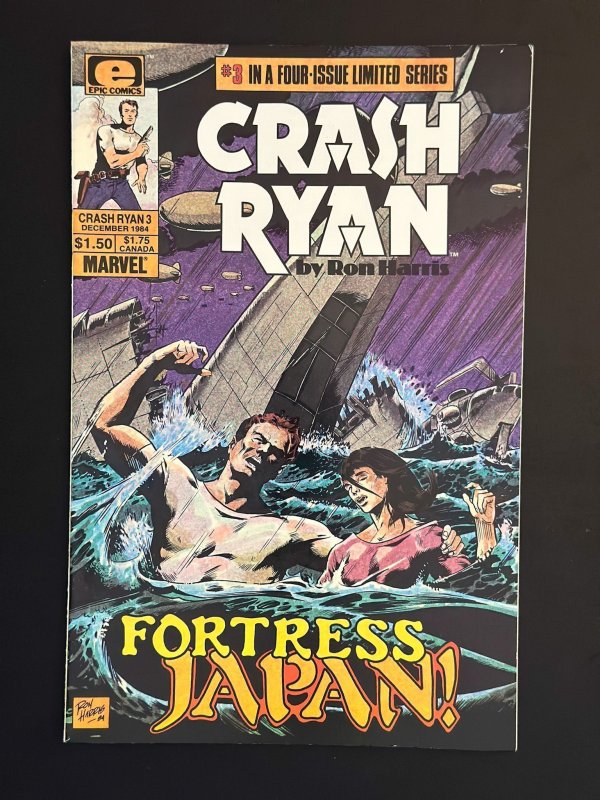 Crash Ryan #1 -4 Mini Series (1984) Complete Set - NM