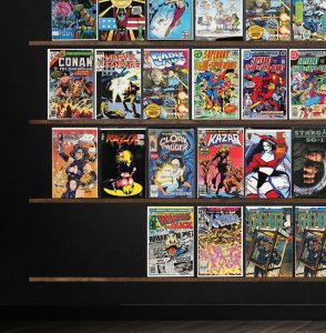 Huge Lot 150+ Comics with Howard The Duck, Grendel, Cloak And Dagger & More!