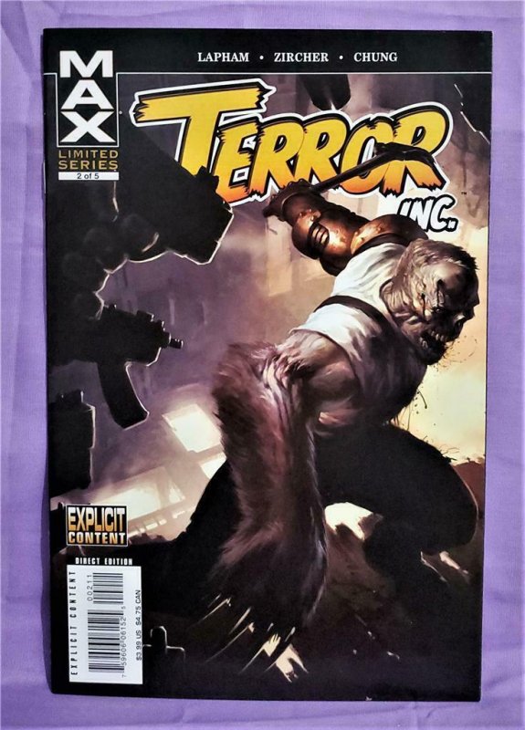 TERROR INC #1 - 5 Patrick Zircher David Lapham Marvel MAX (Marvel, 2007)! 