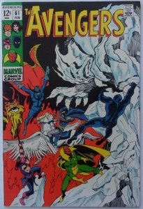 Avengers #61 (Feb 1969, Marvel), FN-VFN condition, Dr. Strange appearance