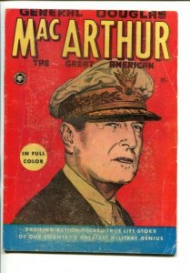 GENERAL DOUGLAS MACARTHUR 1951-ONE SHOT ISSUE-FOX-ACTION-PACKED TRUE LIFE-vg