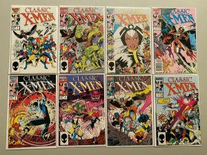 Classic X-Men comic lot 49 different from #1-49 8.0 VF (1986-90)