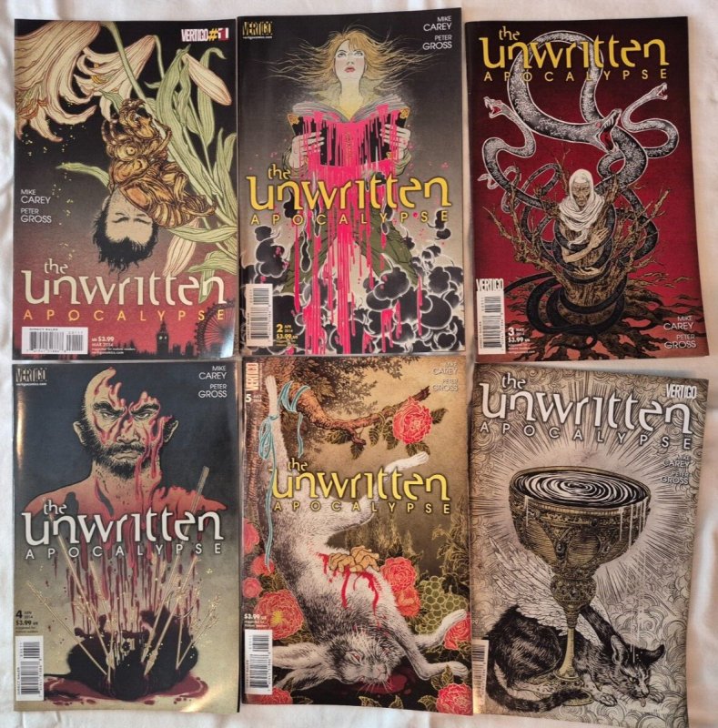 Lot of 12 Unwritten Apocalypse Comic Issues 1-12 Vertigo NM