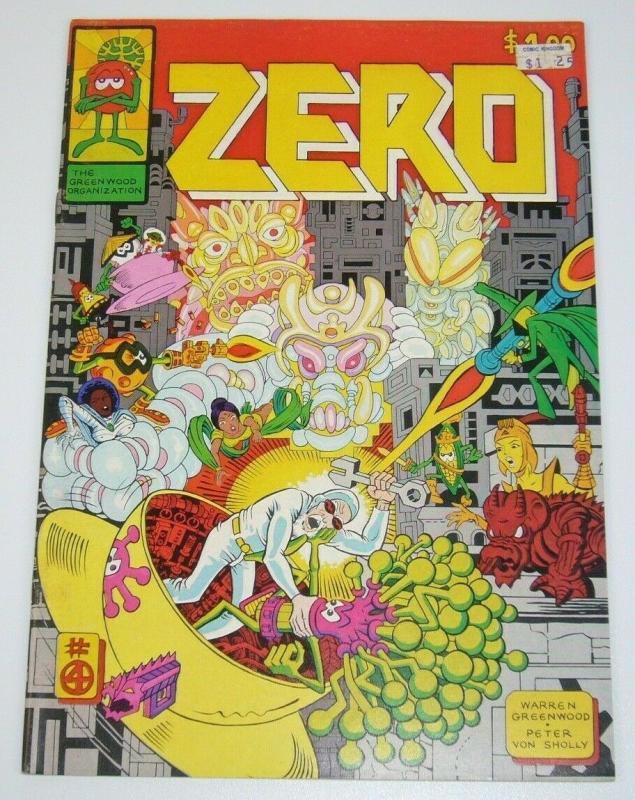 Zero Comics #4 FN (1st) print PETE VON SHOLLY underground comix greenwood 1979