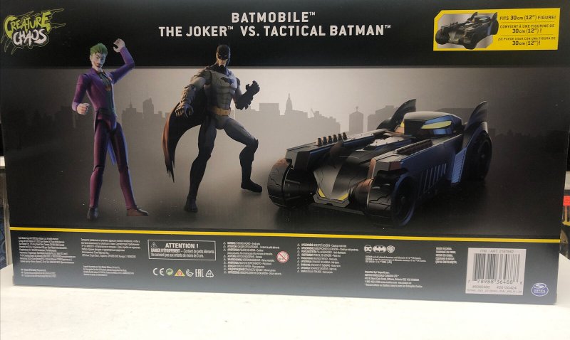 Batmobile Tactical Batman Vs The Joker, Box Size: 13”x24”x6”, DC Comics, Toy