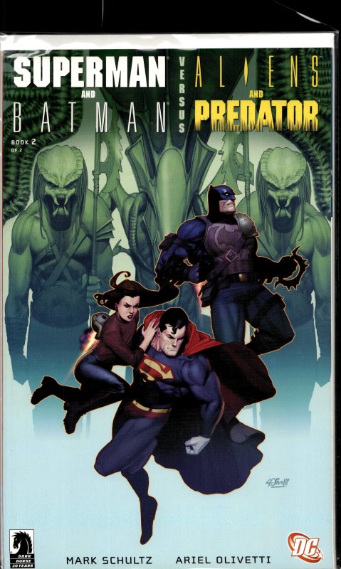 Superman and Batman vs. Aliens and Predator #2 (2007) Superman