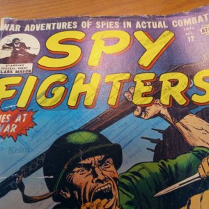 1953 Atlas SPY FIGHTERS #12 Golden Age Korean War propaganda comics precode